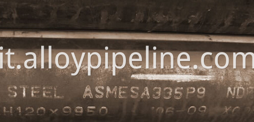 Alloy Steel pipe A335 P9